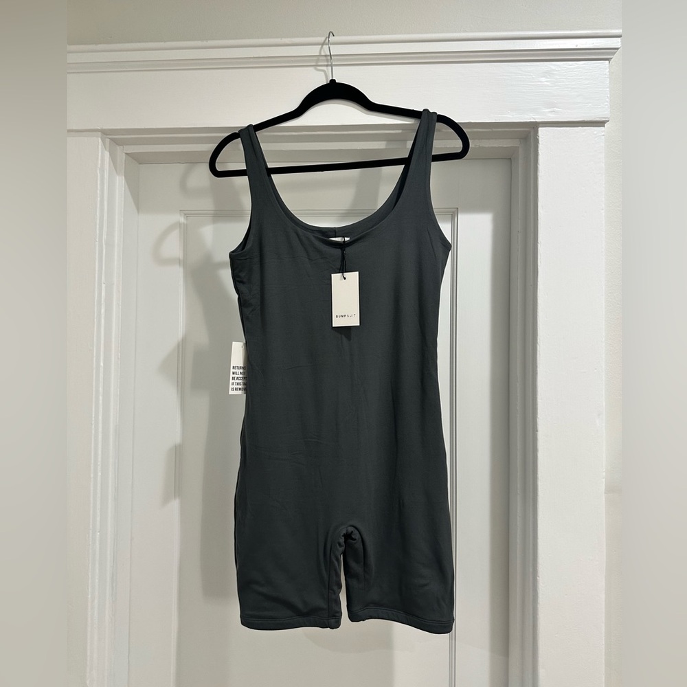 BUMPSUIT The Cindy Maternity Romper Size Medium Color Slate